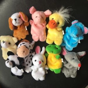 🐸🐷🐻🦁🐤Animal Finger Puppets!